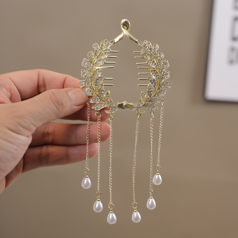 Bolas DE LOS NIÑOS clip de pelo de alta Cola de Caballo temperamento espalda Cabeza chica horquilla updo artefacto hembra Cola de Caballo hebilla tocado