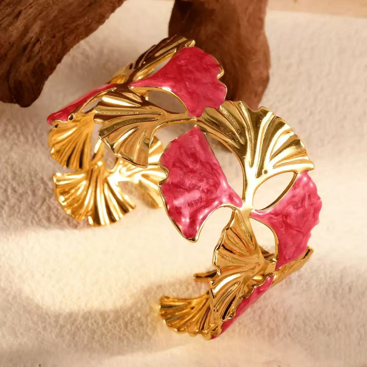 Ginkgo Bracelet Rojo
