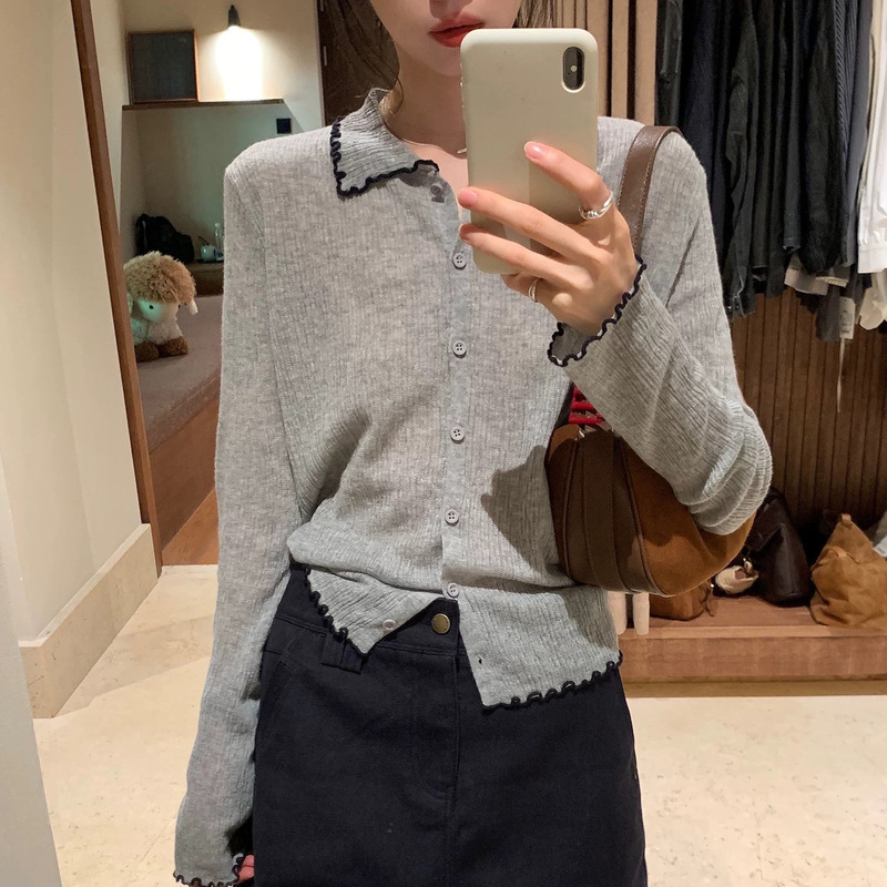 Autumn Outfit with Ootd Style, Small Fragrance, High-End and Beautiful Knitted Cardigan