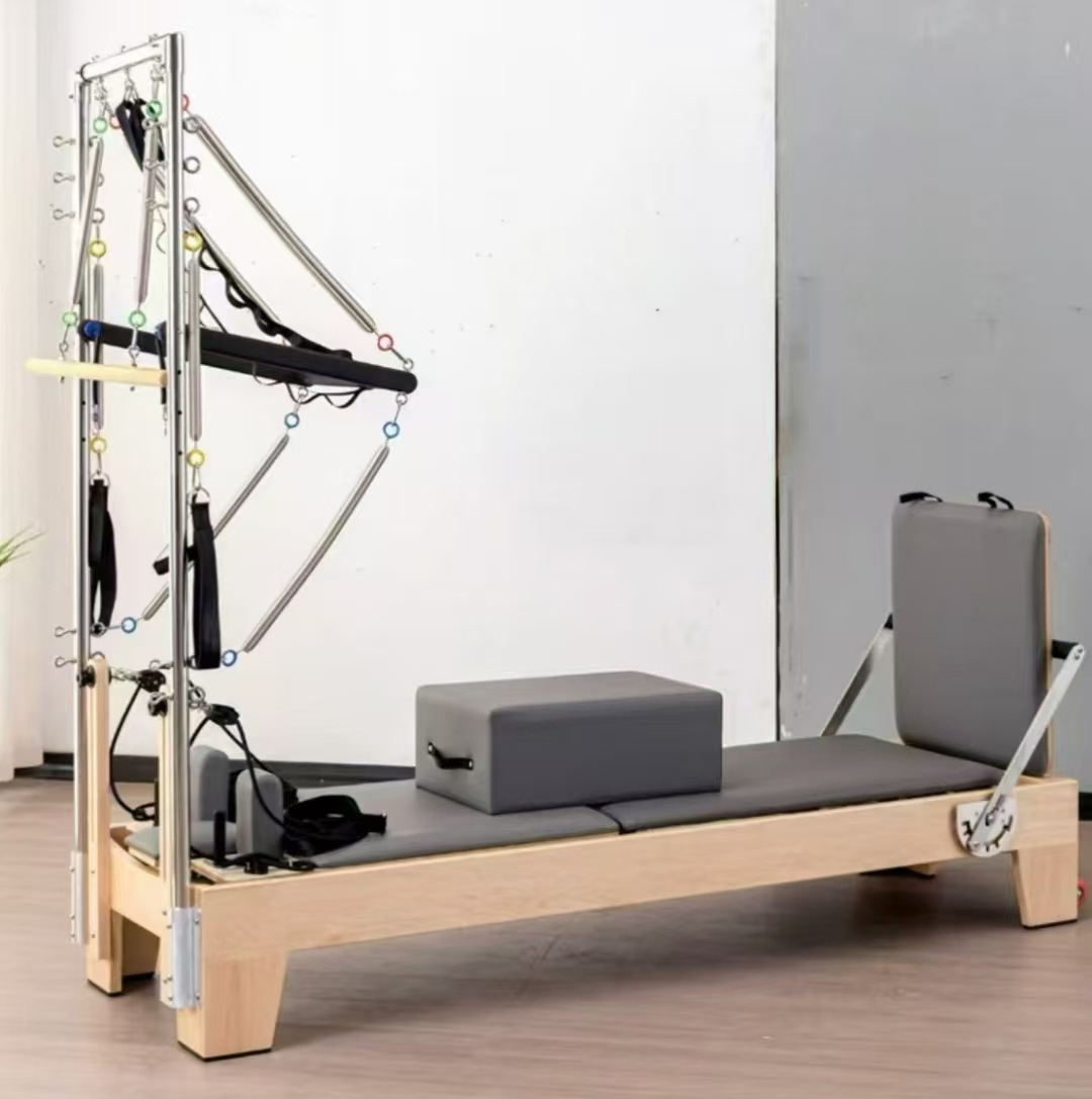 Pilates Core Bed Two-In-One Half-Height Wooden Yoga Bed Shaping Equipment Five-Piece Set Pilates Manufacturer