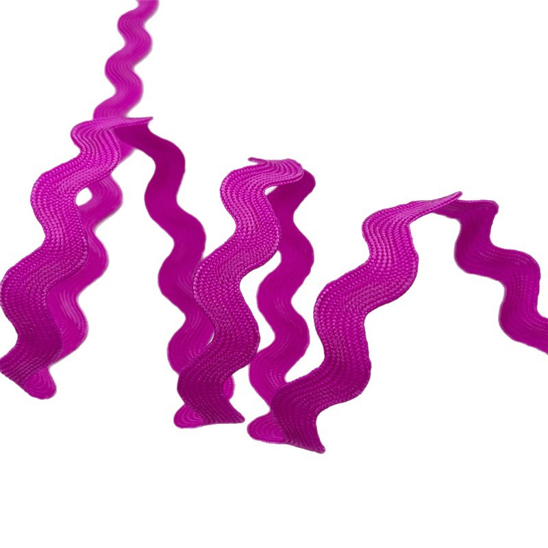 Spot al por mayor de 10mm correas de onda color en forma de S ropa de encaje curvada decoración accesorios de borde curvo