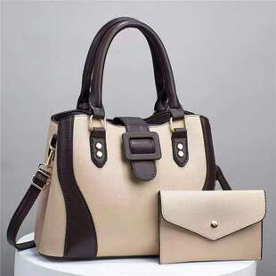 [High-end women's bag] new fashion handbag casual practical shoulder bag versatile simple messenger bag large capacity