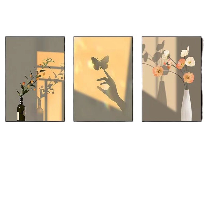 メーカー客間装飾画北欧風ソファー背景壁壁画現代シンプル寝室レストラン壁画掛け画|undefined