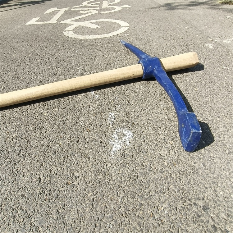 道镐加长型道镐840mm铁路道镐 洋镐 道轨钢材质道镐厂家