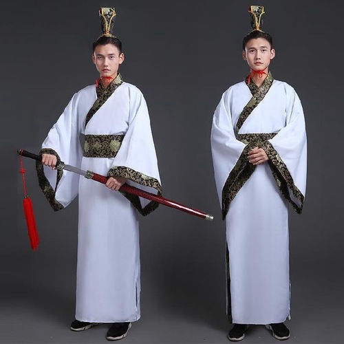 Hanfu male ancient costume scholar girdle Han Dynasty simple gentleman men's simple and elegant official Tang Dynasty Warring States stage drama