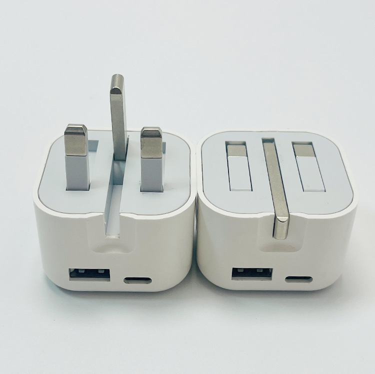 35WA+C 英国標準充電器デュアルポート高速充電ヘッド Apple Android 携帯電話 USB + PD 高速充電充電ヘッドに適しています|undefined
