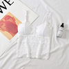 Summer long lace top with cups solar-powered, protective underware, tube top, bra top, ultra thin breathable wireless bra