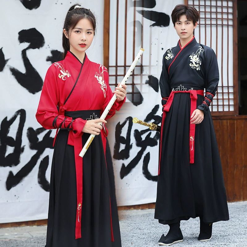 Genuine Hanfu for students, plus size, Chinese style