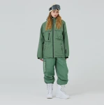 滑雪服套装男女同款网红纯色单板双板新款滑雪