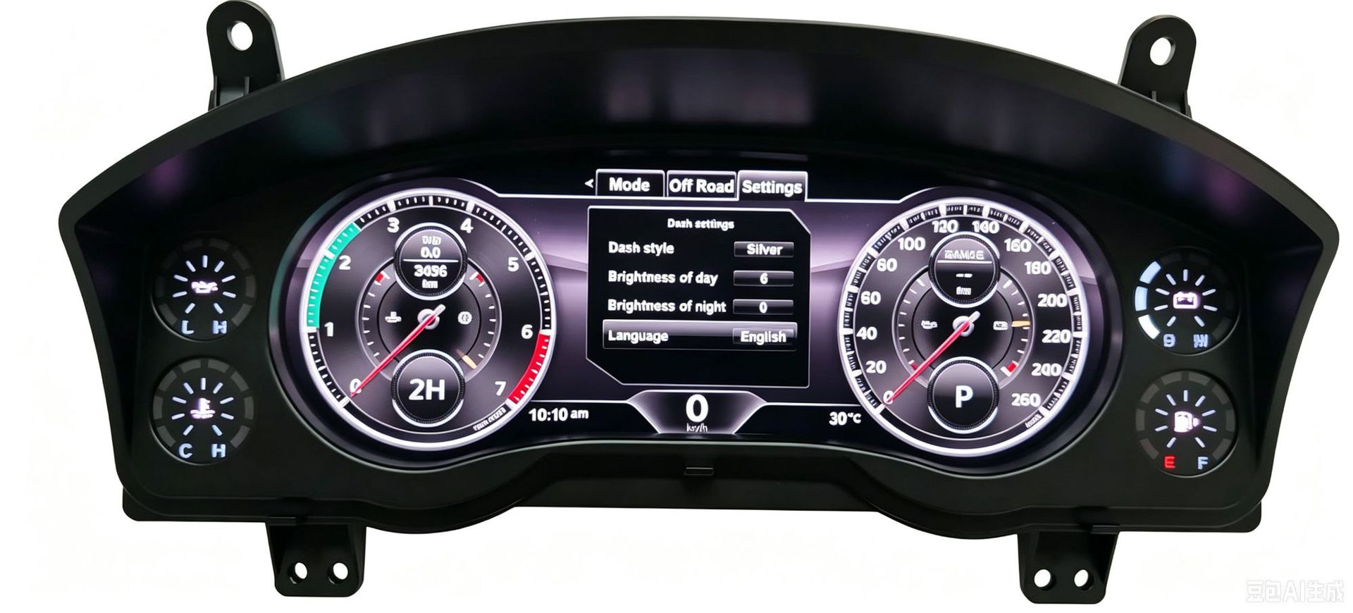 Suitable for Land Cruiser Lc200 Full Lcd Instrument Panel 12.3inch Non-Destructive Direct Plug-In Virtual Cockpit Instrument Assembly