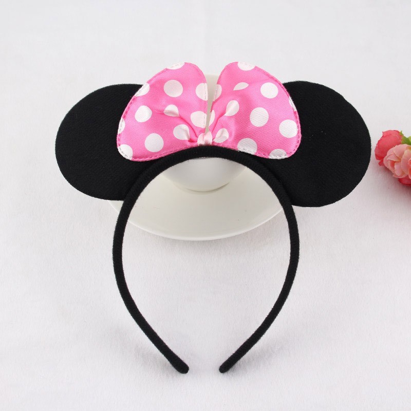 Minie plana con aro rosa