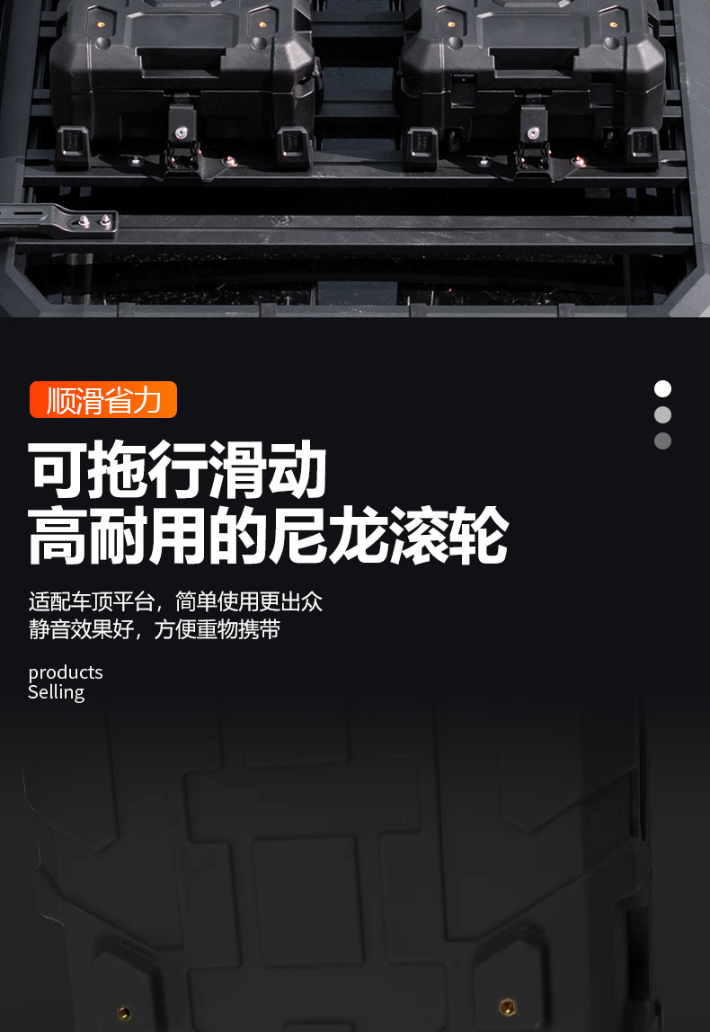 Explorer Car Roof Equipment Box, Off-Road Vehicle Modification Parts, Outdoor Expansion Roof Box, Car Storage Luggage Rack