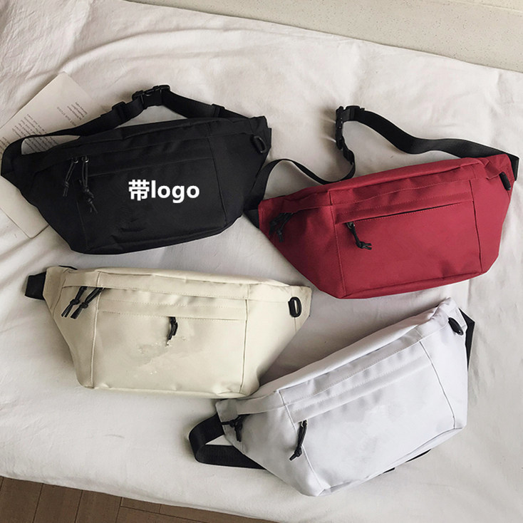Cross-Border Yibo Same Style Large Waist Bag Crossbody Bag Student Trendy Brand Large Capacity Waist Bag Sports Fitness Men's Casual Bag