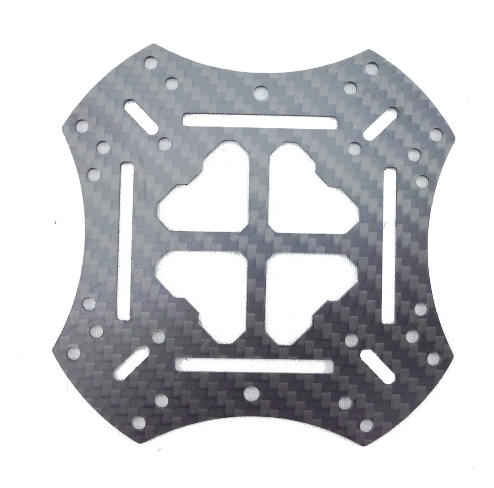 360400碳纤机架中心板 迷你四轴碳纤无人机中心控制板