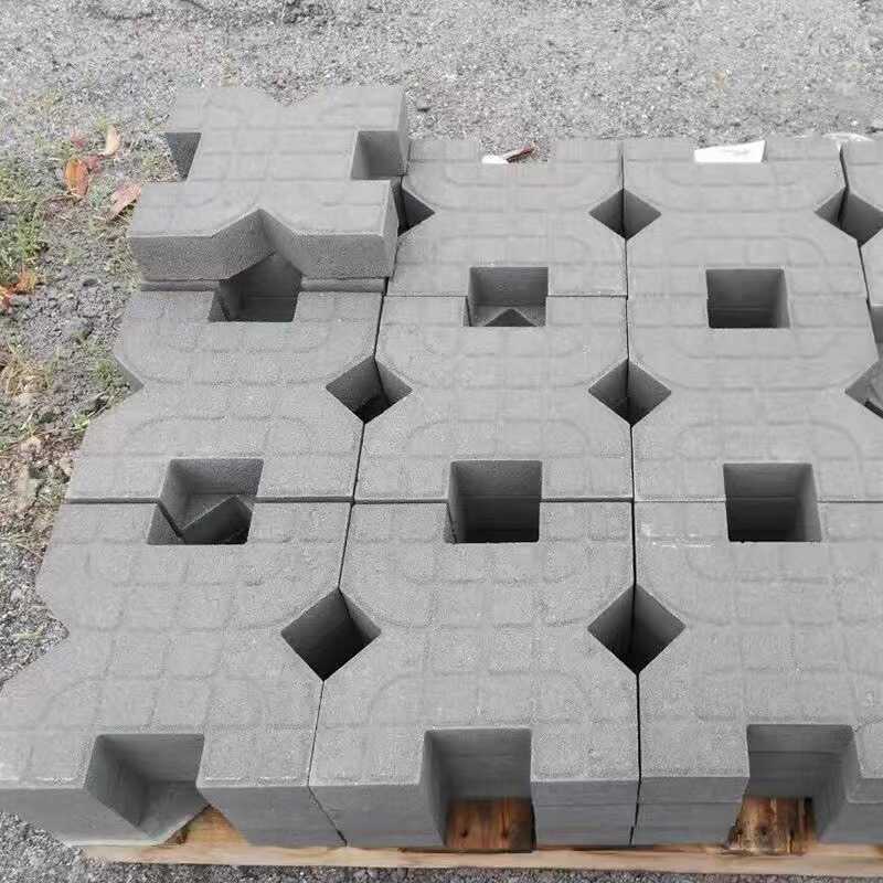 海南琼海草坪植草砖背心砖8字井字蝴蝶背心停车场x型植草砖停车位