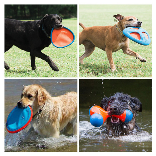 pemate pet dog Frisbee series interactive holding and throwing fitness toys