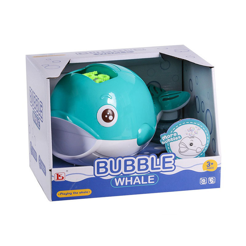 Máquina de burbujas eléctrica para niños de Amazon juguete pingüino ballena pulpo máquina de burbujas juguete de burbujas automático