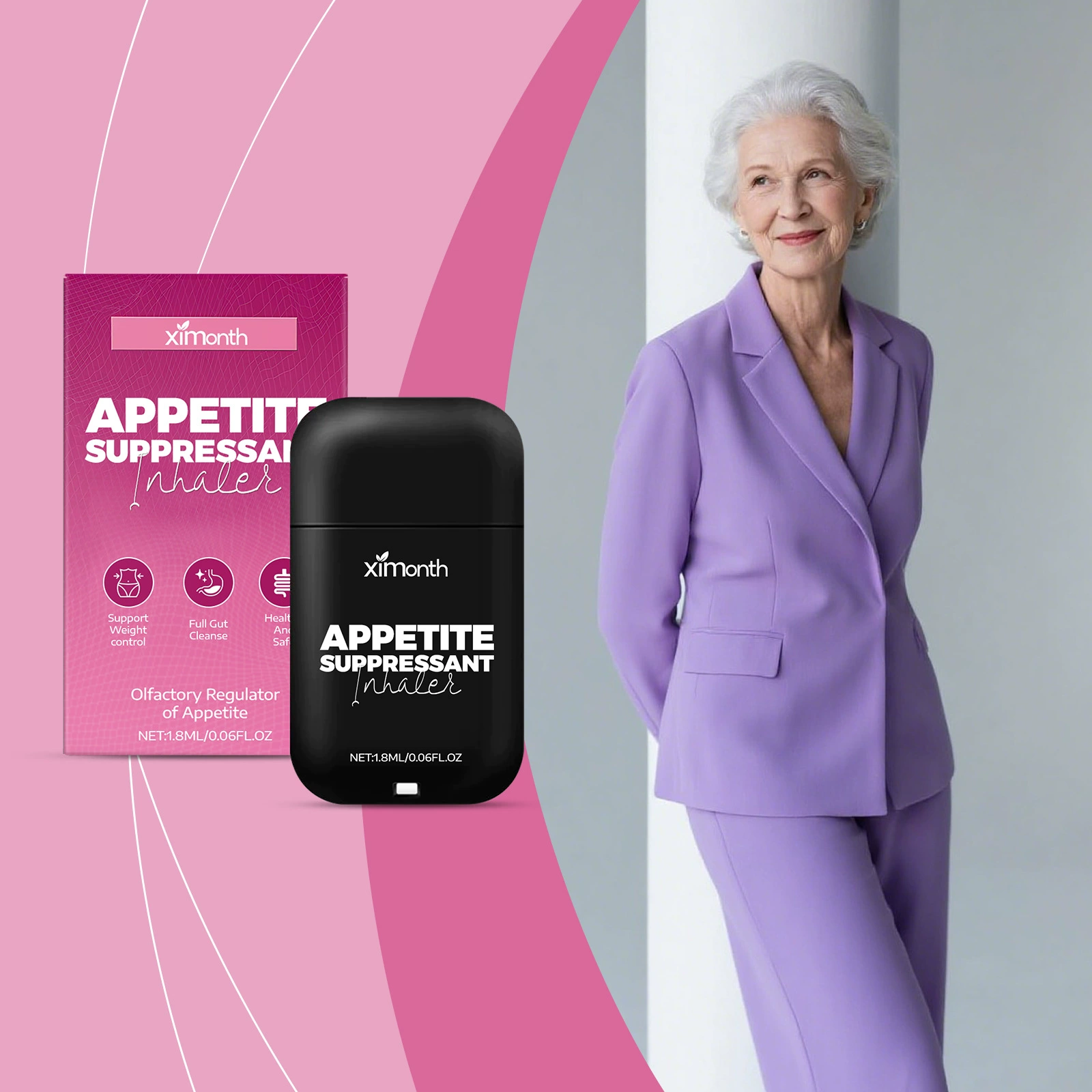 XIMONTH Экстракт растений Назальный стик Ежедневный уход Нежное очищение Нос Уход за телом Назальный ингаляционный стик