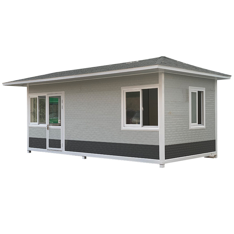 Metal móvil al aire libre tallada sala de juntas fábrica sala de comunicación estructura de acero puerta puesto de servicio cabina de producto terminado cabina de seguridad