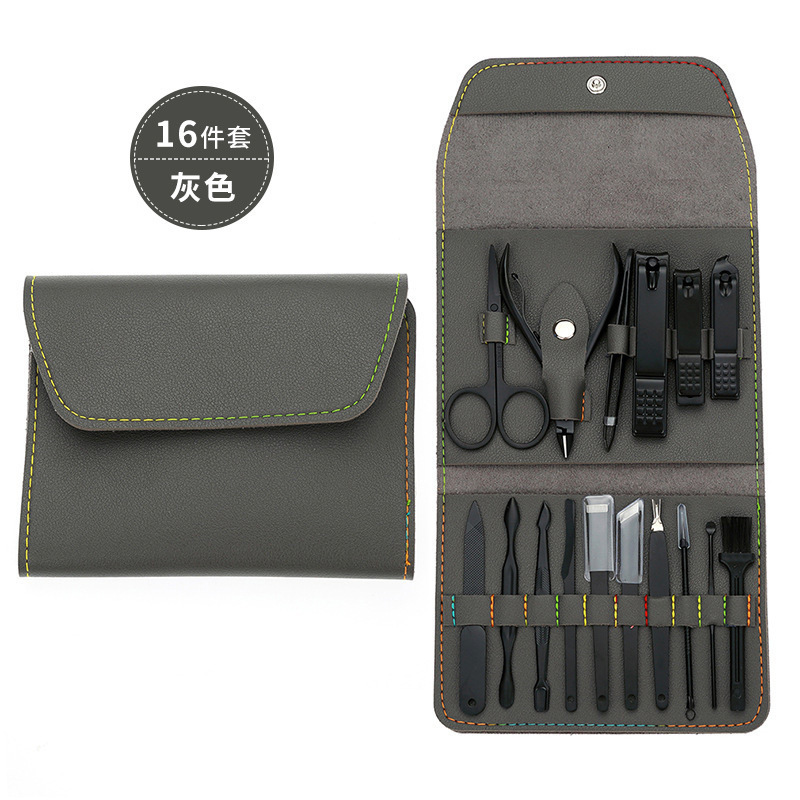 Kit Cortaúñas Acero Inoxidable - Incluye Herramientas Oídos