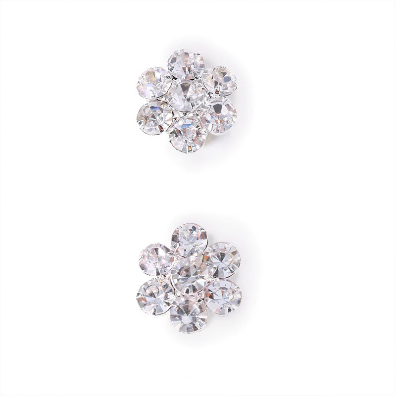 AliExpress accesorios de pecho rhinestone caliente europeo y americano simple flor en forma de accesorios de pecho brillante para las mujeres image 3