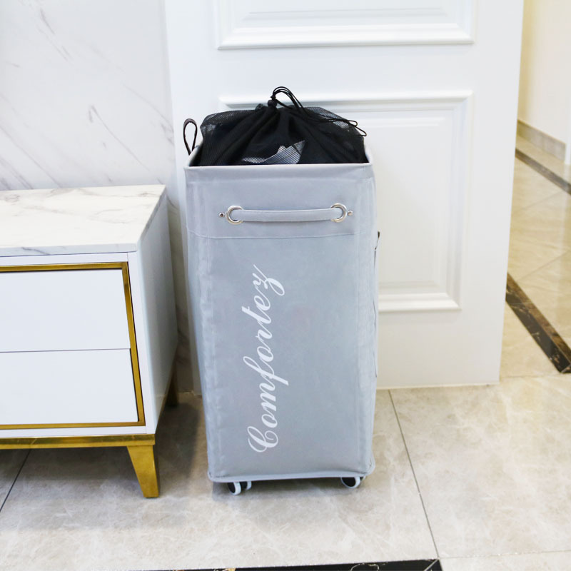 舒十家居創意收納用品髒衣籃 大號可折疊髒衣簍 防水牛津布收納籃