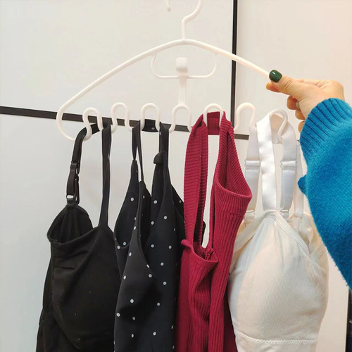 Simple wavy sling hanger for student dormitories for adults, non-slip, multi-functional clothes hanger, tie storage