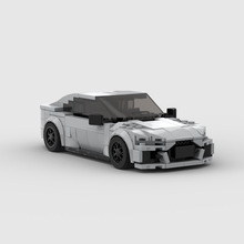 moc积木玩具创意国产兼容乐高拼装奥敌RS7跑车模型speed8格车