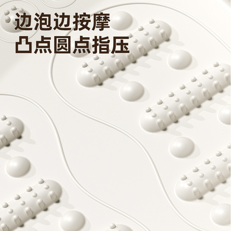 Baño de pies, baño de pies, baño de pies, baño de pies, baño de pies, baño de pies, barril de alta profundidad sobre la pantorrilla, baño de pies plegable, lote inicial