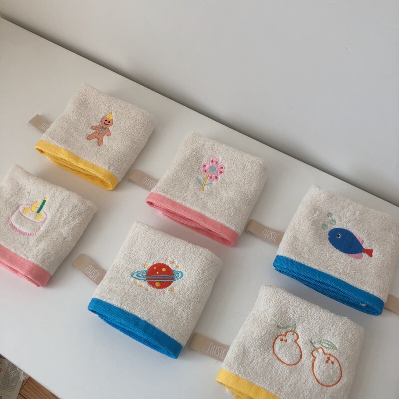 Clearance Sale Cute Little Towel Embroidered Baby Cotton Soft Face Towel Kindergarten Children's Towel Face Wash Towel Clearance Sale Cute Little Towel Embroidered Baby Cotton Soft Face Towel Kindergarten Children's Towel Face Wash Towel