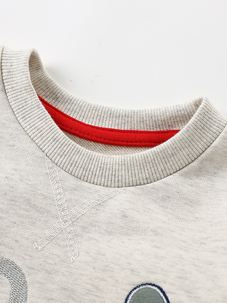 Suéter para niños malwee transfronterizo otoño e invierno nuevo estilo de moda cuello redondo manga larga abrigo casual de lana para niños pequeños y medianos europeos y americanos