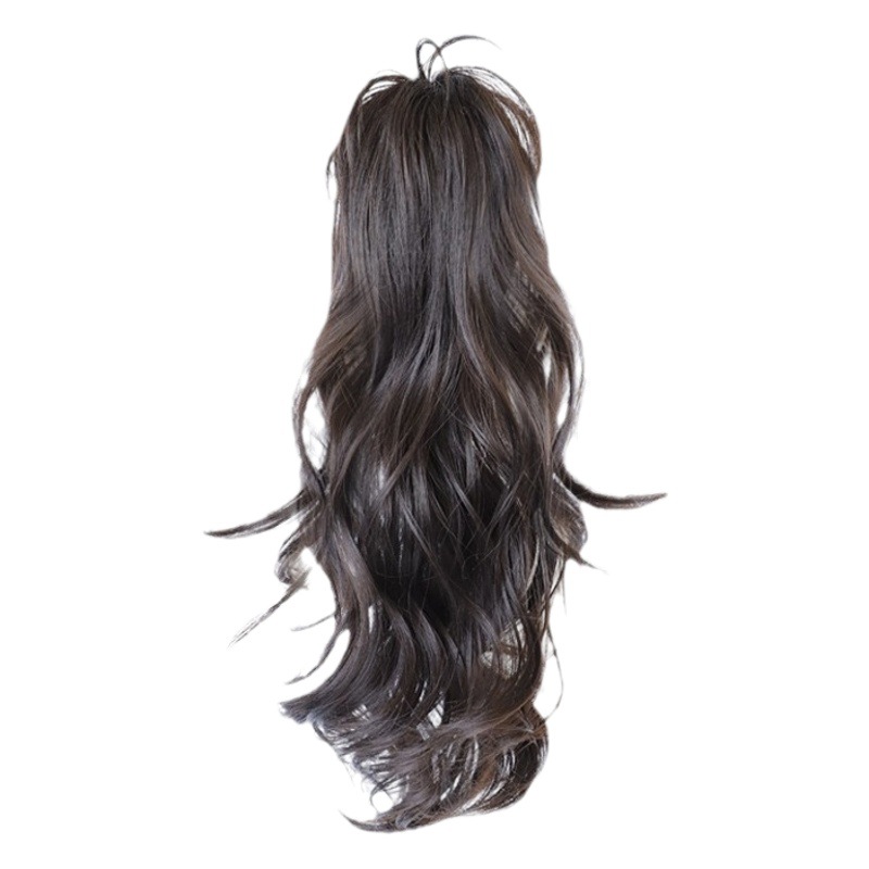 Ponytail wig female simulation clip waterfall half tie hair high ponytail wig volume fluffy wig ponytail