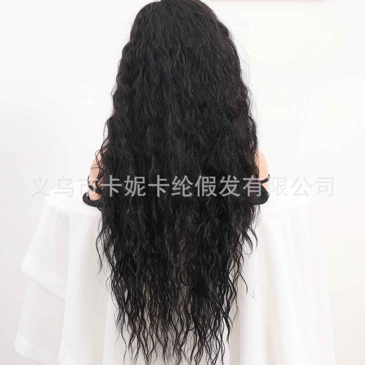 NEWLOOK nuevo estilo europeo y americano de ondas negras transfronterizas pelucas de cabello real de encaje.