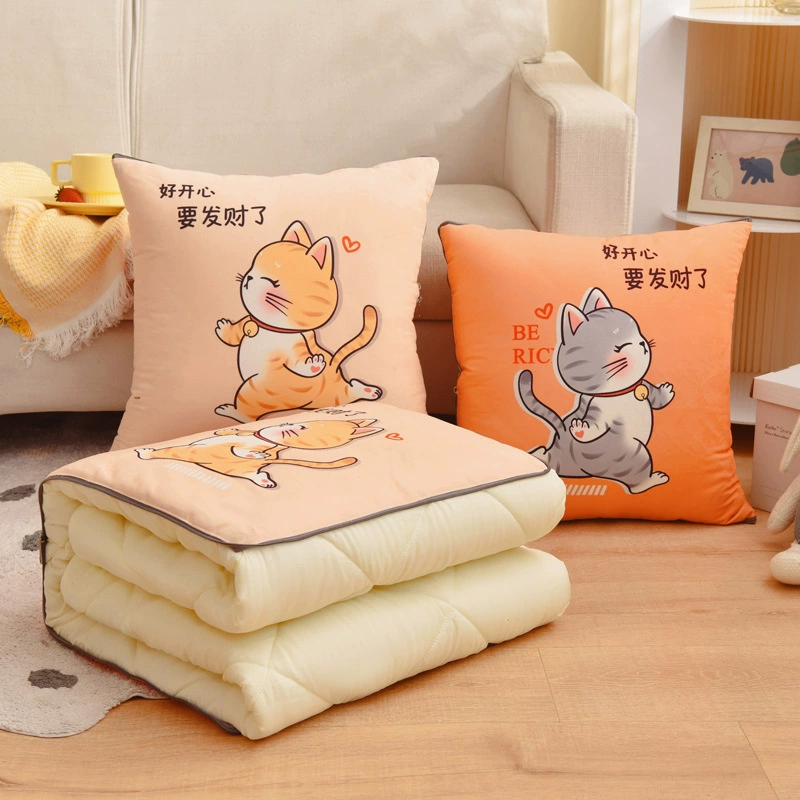 Хрустальная бархатная мультипликационная подушка