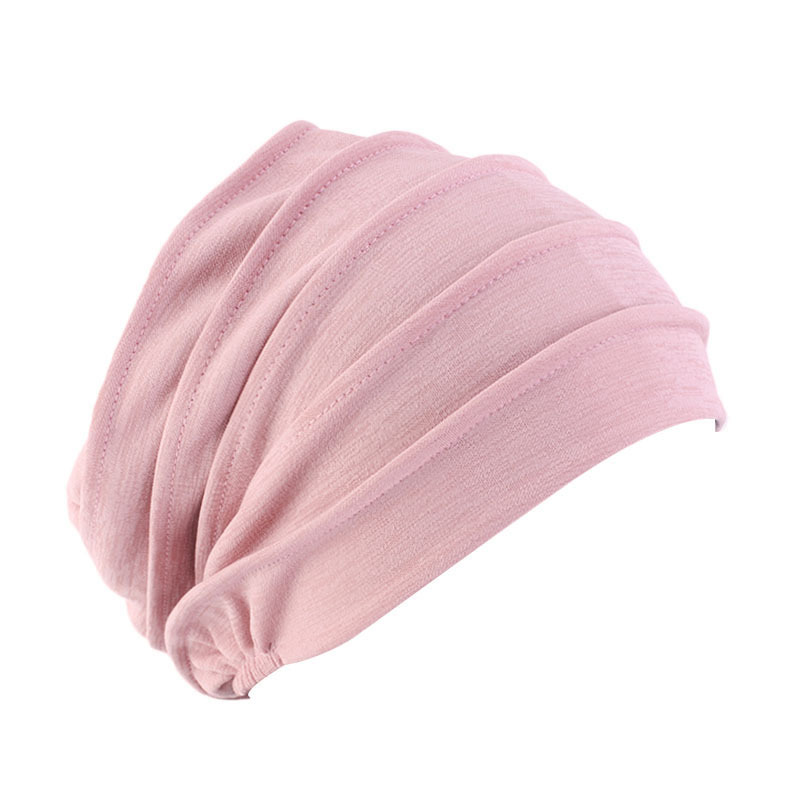 Women's Casual Solid Color Crimping Beanie Hat display picture 3