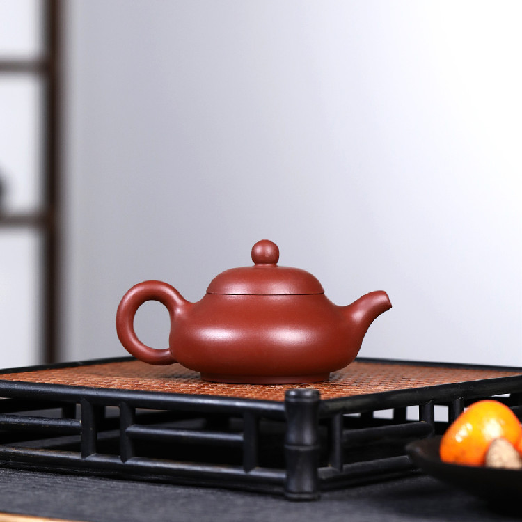 宜興紫砂壺名家手描き原鉱大紅袍経典玉乳紫砂茶器|undefined