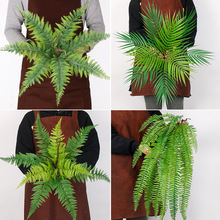 仿真植物墙配饰绿植墙配件波斯搭配草装饰背景墙仿真波斯草线蕨草