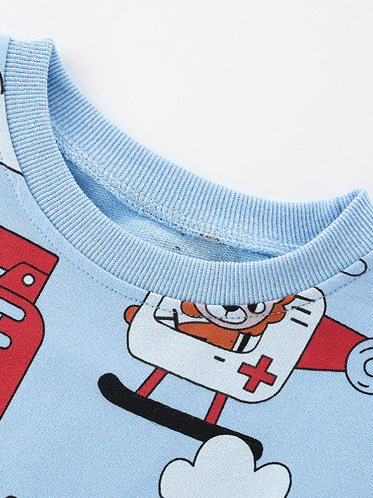 En stock malwee suéter de los muchachos otoño nuevo europeo y americano de los niños casual Camisa de manga larga de fondo cuello redondo top