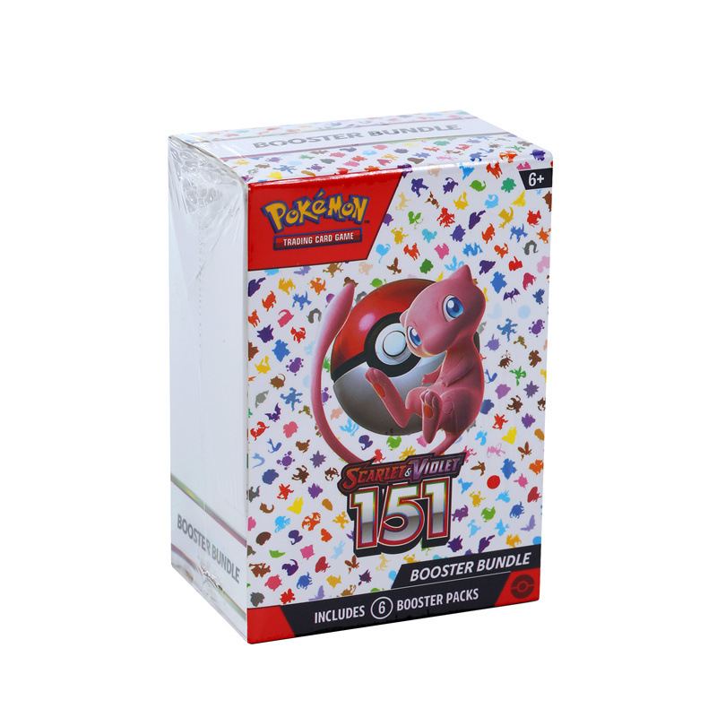 Cartas Pokémon Cartas Pikachu 151Booster BundIe72 Cartas de viaje Pokémon serie MEGA