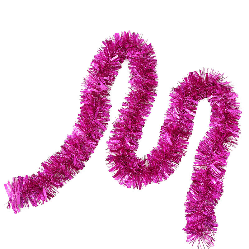 Navidad colorido raya lana raya Garland bar escuela kindergarten atmósfera diseño partido apoyos decoración del árbol de Navidad