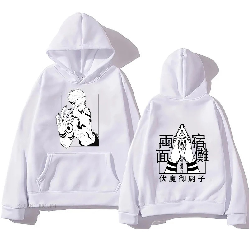 2024 Men Anime Primed Hoodies Tops Round Neck For Womens Fa