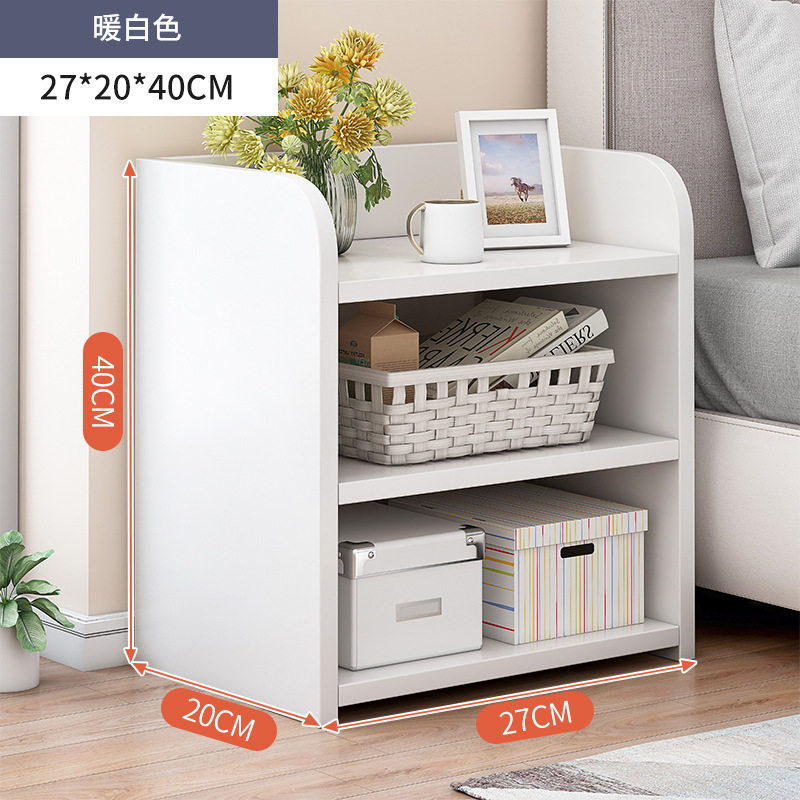 Mayor mesita de noche simple moderno Mini pequeño ultra estrecha mesita de noche dormitorio cama de almacenamiento lado pequeño estante de almacenamiento de gabinete