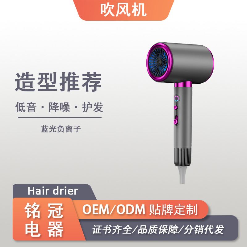 High-speed hair dryer high-power household hair salon hair dryer mute constant temperature does not hurt hair dryer source manufacturer