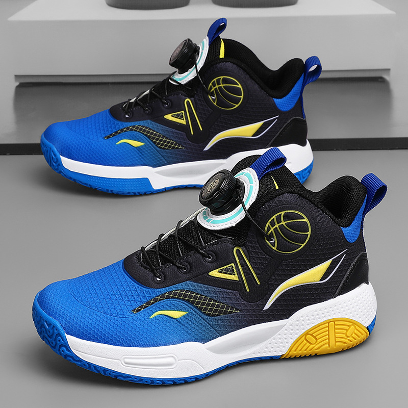 Zapatos de baloncesto de malla transpirables para niños y niñas 2025 primavera nuevos zapatos para niños zapatos deportivos para jóvenes zapatos para correr para niños