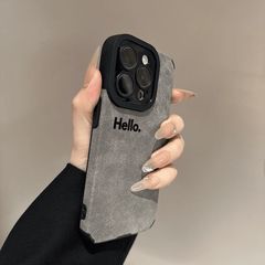Helloシンプルな英語はiPhone16Proアップルの携帯ケースに適しています。