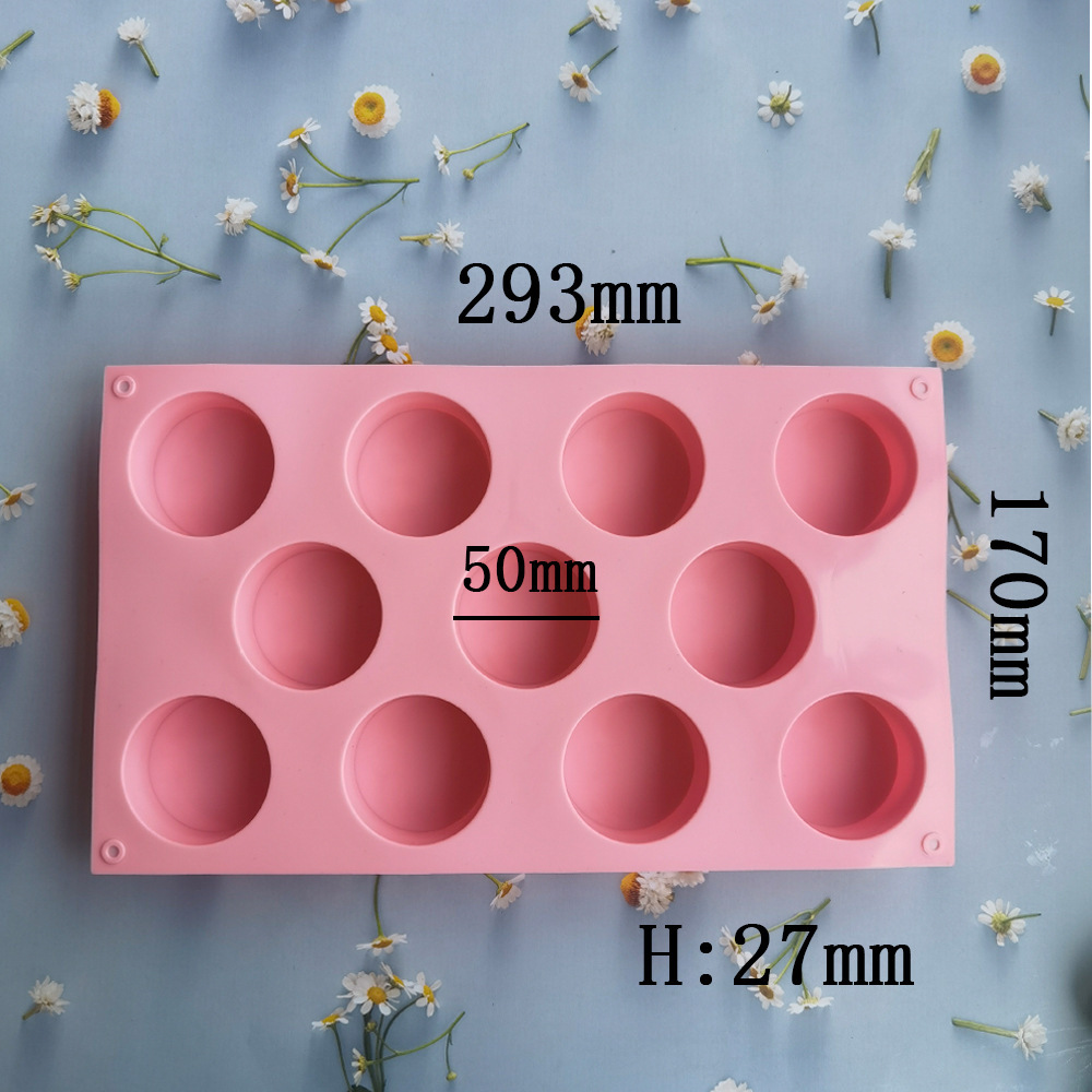 11 cilindro 31 molde de silicona pastel helado pudín molde de postre jabón utensilios de cocción