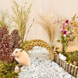 鲜花花艺制品;干花;仿真植物配件