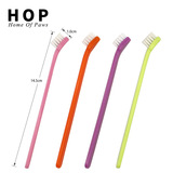 Двусторонняя силиконовая зубная щетка для полости рта