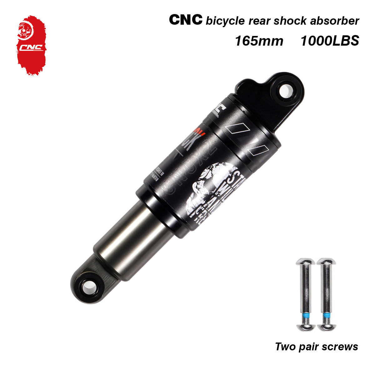 CNC bicicleta de montaña bicicleta trasera liner bicicleta de montaña aceite muelle amortiguador plegable scooter de presión de aceite amortiguador trasero