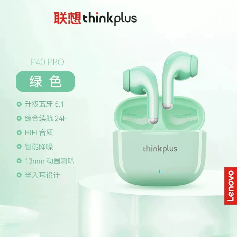 Lenovo, сверхдлинные совместимые смарт-наушники Pro, Bluetooth